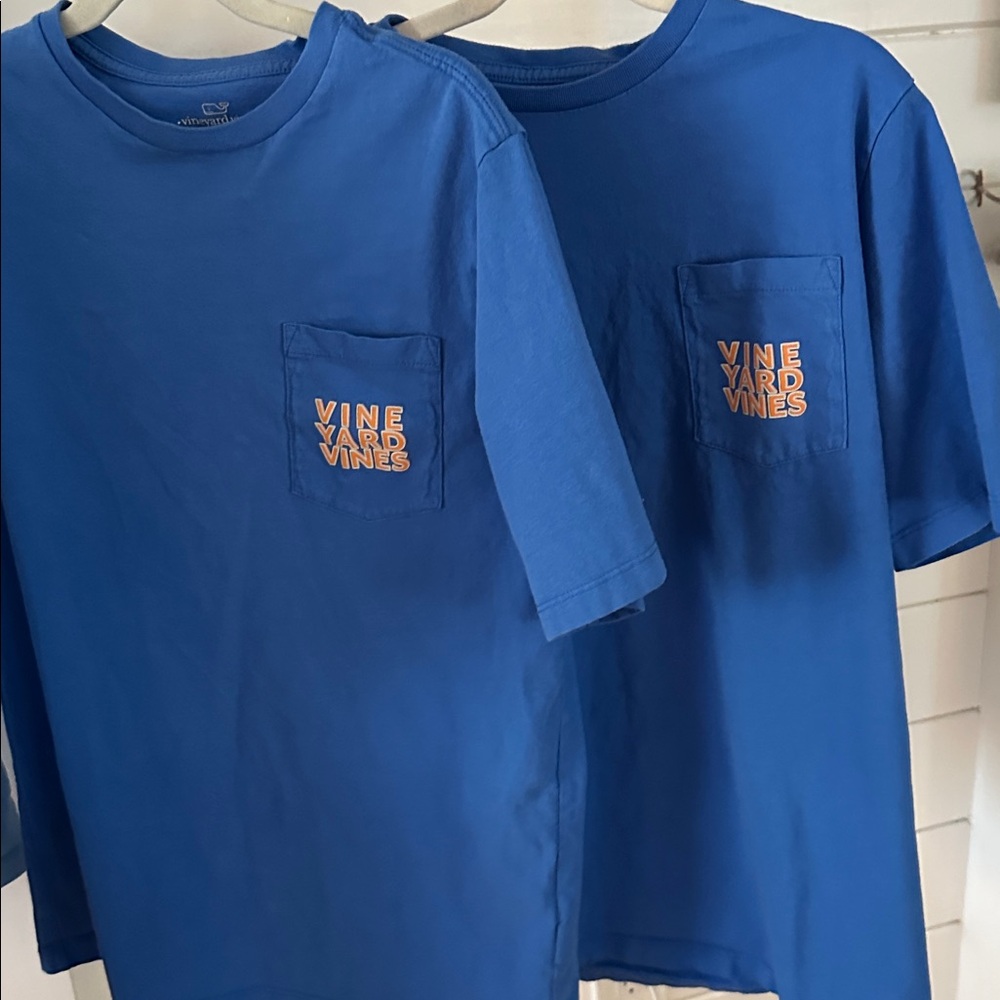 Set of 3 Boys Vineyard Vines Blue Graphic T-Shirts - Picture 9 of 9